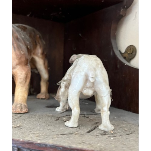 57 - Two Royal Doulton bone china English Bull Dogs HN 1074 and HN 1042.

This lot is available for in-ho... 