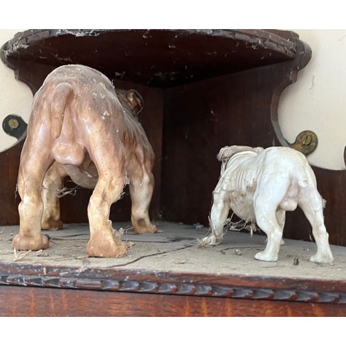 57 - Two Royal Doulton bone china English Bull Dogs HN 1074 and HN 1042.

This lot is available for in-ho... 