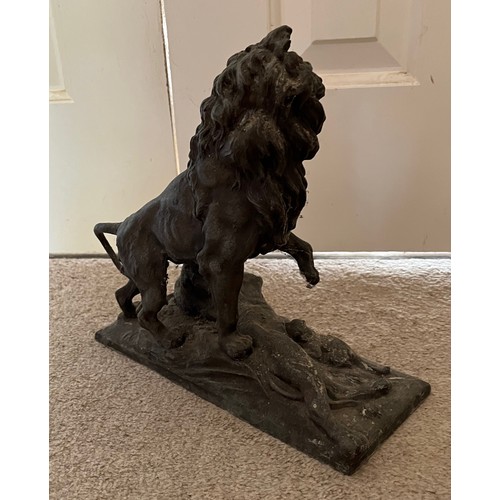 59 - A cast study of a family of Lions, 28 cm x 12 cm x 26 cm high.

This lot is available for in-house s... 