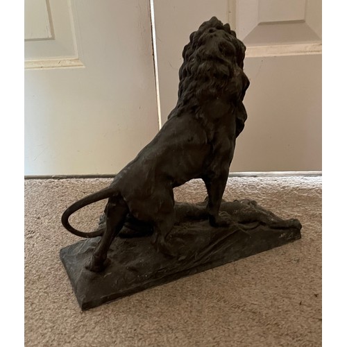 59 - A cast study of a family of Lions, 28 cm x 12 cm x 26 cm high.

This lot is available for in-house s... 