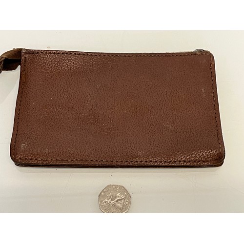 74 - French post office leather wallet, 18 cm x 11 cm.

This lot is available for in-house shipping