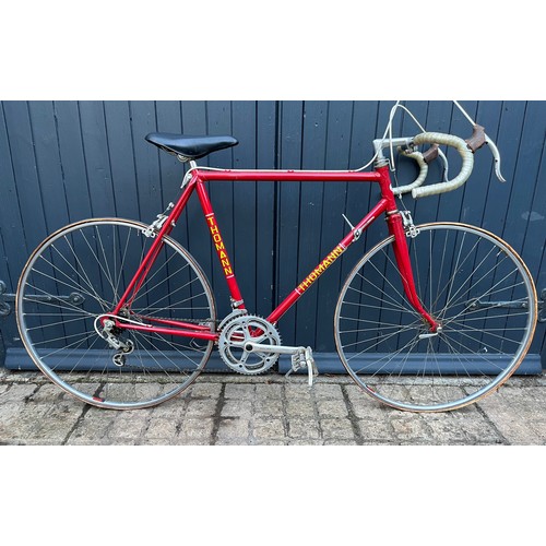 97 - A 1970's Gents Thomann racing bicycle, fitted with Mavic rims, Sulky brake levers, centre pull brake... 