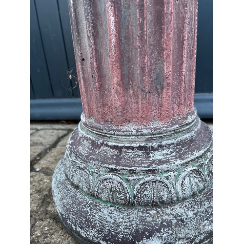 99 - Architectural column garden feature 30 cm dia x 50 cm high.

This lot is collection only