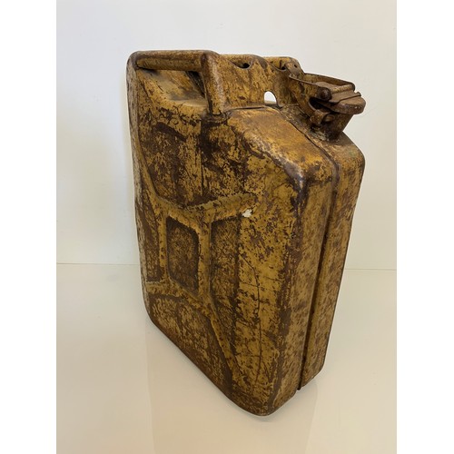 105 - British military Jerry can marked W& W  1943 retaining its original paint.

This lot is available fo... 