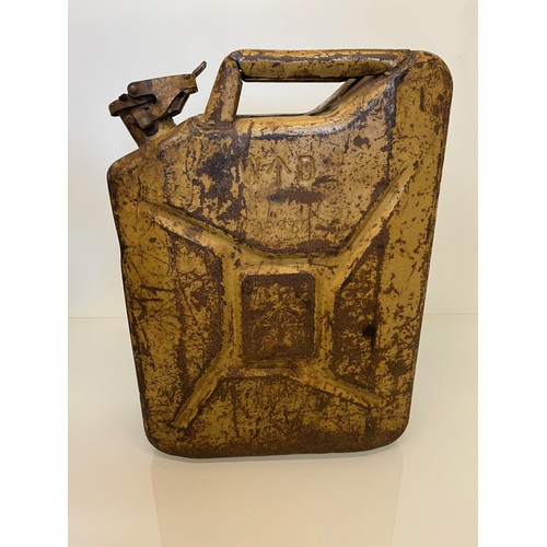 105 - British military Jerry can marked W& W  1943 retaining its original paint.

This lot is available fo... 