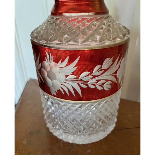 408 - Bohemian cut glass decanter.

This lot is available for in-house shipping