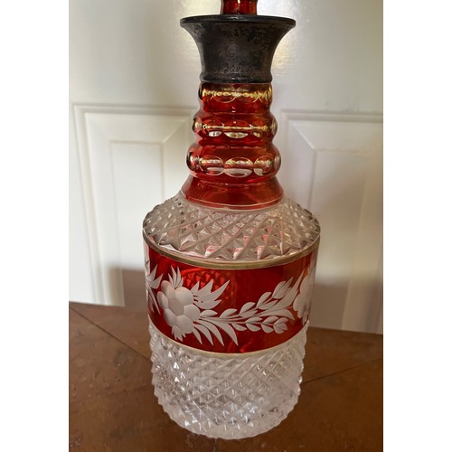 408 - Bohemian cut glass decanter.

This lot is available for in-house shipping