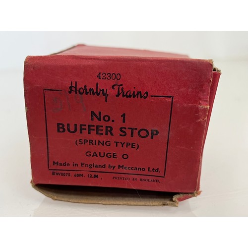 425 - Boxed Hornby O gauge Number 1 Buffer Stop.

This lot is available for in-house shipping