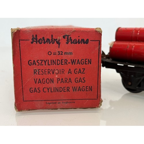 427 - Boxed Hornby O gauge Gas Cylinder Wagon.

This lot is available for in-house shipping