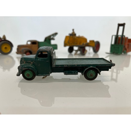 433 - A collection of diecast Dinky toys, tractors trailers etc.

This lot is available for in-house shipp... 