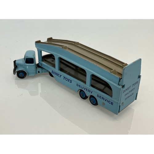 442 - A diecast Dinky toy, a motor car delivery transporter.

This lot is available for in-house shipping