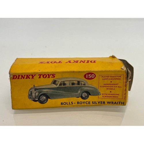 443 - A diecast Dinky toy, a Rolls Royce Wraith.

This lot is available for in-house shipping