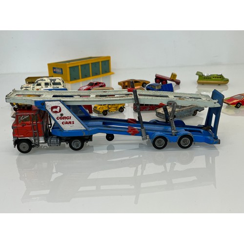 447 - A collection of diecast toys Corgi and Matchbox.

This lot is available for in-house shipping