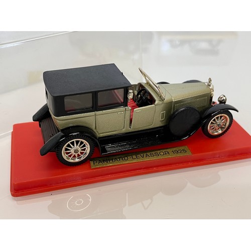 452 - A collection of nine cased Solido diecast models of grand motor cars from the 1920’s and 30’s, Rolls... 