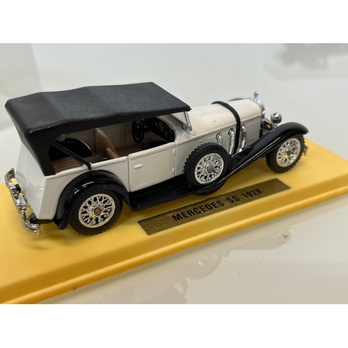 452 - A collection of nine cased Solido diecast models of grand motor cars from the 1920’s and 30’s, Rolls... 