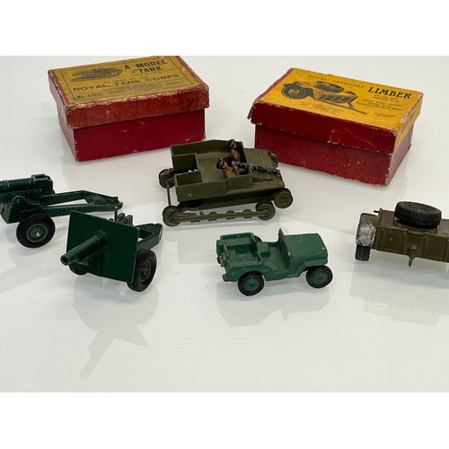 439 - Two Boxed Britain military themed toys and three others.

This lot is available for in-house shippin... 