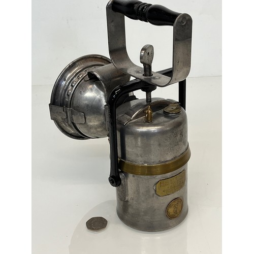 473 - Vintage Railways hand lamp, The Premier Lamp made by Crestella Engineering Ltd Leeds in original unp... 