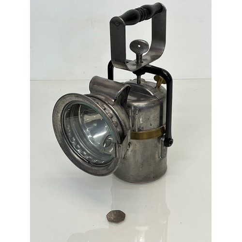 473 - Vintage Railways hand lamp, The Premier Lamp made by Crestella Engineering Ltd Leeds in original unp... 