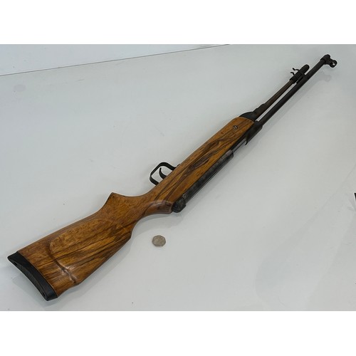 479 - .22 air rifle with under lever action.

This lot is collection only.