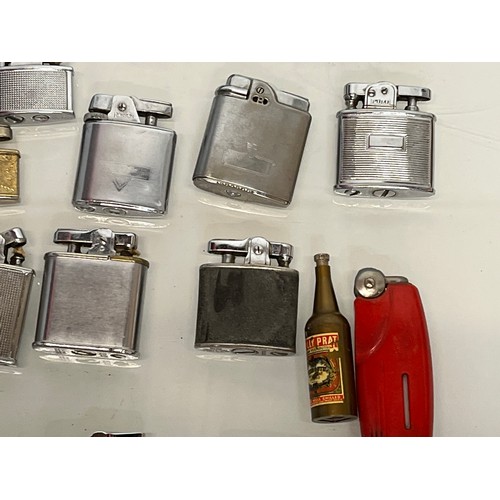 485 - A collection of pocket cigarette lighters, 33 in all.

This lot is available for in-house shipping.