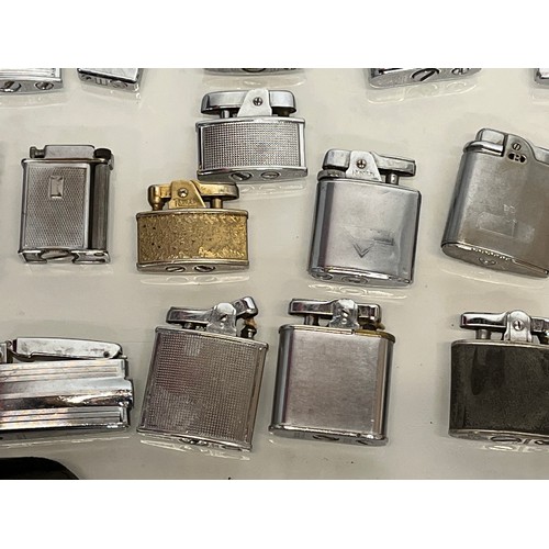 485 - A collection of pocket cigarette lighters, 33 in all.

This lot is available for in-house shipping.