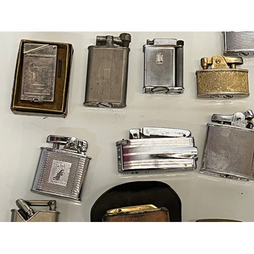 485 - A collection of pocket cigarette lighters, 33 in all.

This lot is available for in-house shipping.