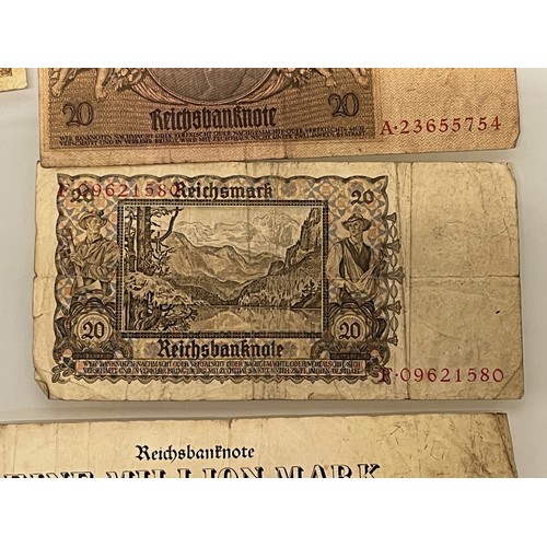 149 - Bank notes, 1914 – 1920’s, a collection of German bank notes etc.

This lot is available for in-hous... 