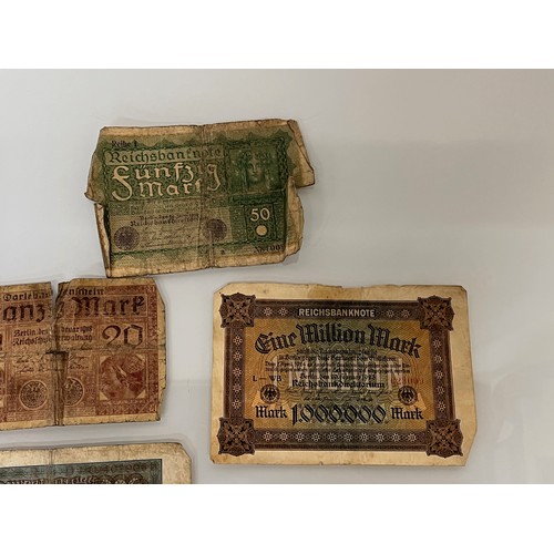 149 - Bank notes, 1914 – 1920’s, a collection of German bank notes etc.

This lot is available for in-hous... 