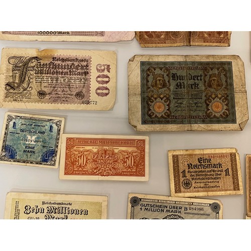 149 - Bank notes, 1914 – 1920’s, a collection of German bank notes etc.

This lot is available for in-hous... 