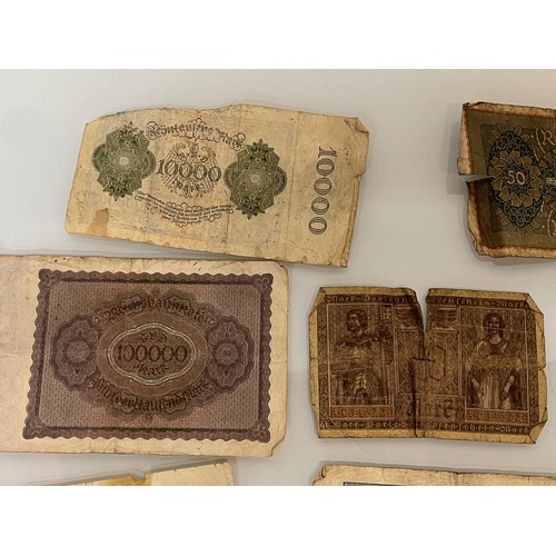 149 - Bank notes, 1914 – 1920’s, a collection of German bank notes etc.

This lot is available for in-hous... 