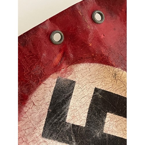 151 - A Nazi party vehicle pennant, given to a British motorcycle team rider competing in the Internationa... 
