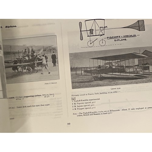 154 - Aeronautical ephemera, pioneer aviation, aircraft. 1909 edition of Janes all the Airships.

This lot... 