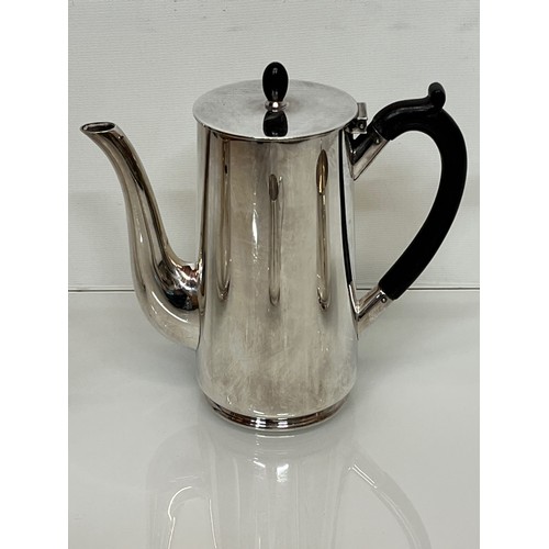 301 - A set of four Silver plated tea wares possibly Joseph Jennens and Co of Birmingham.

This lot is ava... 