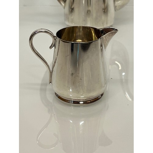 301 - A set of four Silver plated tea wares possibly Joseph Jennens and Co of Birmingham.

This lot is ava... 