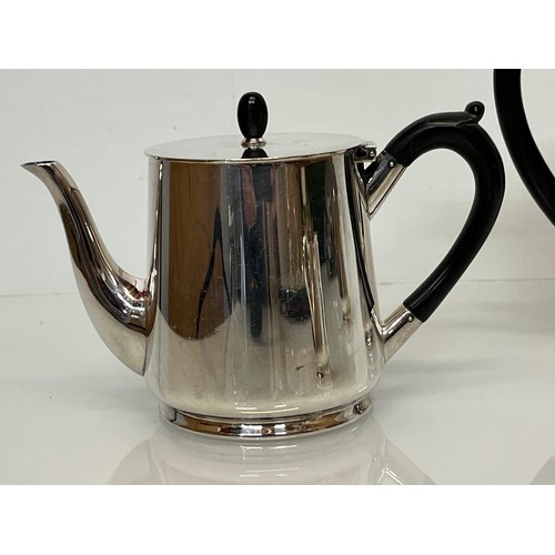 301 - A set of four Silver plated tea wares possibly Joseph Jennens and Co of Birmingham.

This lot is ava... 