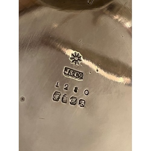 301 - A set of four Silver plated tea wares possibly Joseph Jennens and Co of Birmingham.

This lot is ava... 