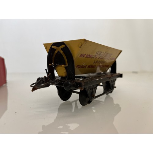 156 - Boxed Hornby O gauge Wagon marked for McAlpine.

This lot is available for in-house shipping