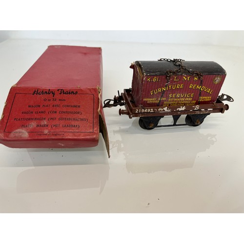 157 - Boxed Hornby O gauge Furniture Removal Wagon

This lot is available for in-house shipping