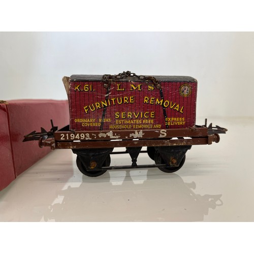 157 - Boxed Hornby O gauge Furniture Removal Wagon

This lot is available for in-house shipping