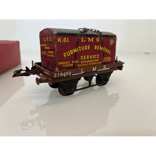 157 - Boxed Hornby O gauge Furniture Removal Wagon

This lot is available for in-house shipping