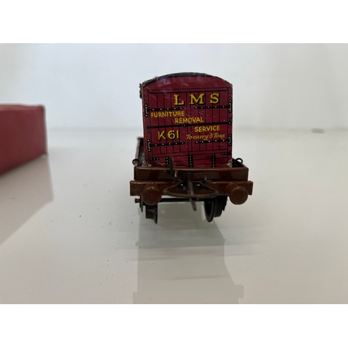 157 - Boxed Hornby O gauge Furniture Removal Wagon

This lot is available for in-house shipping