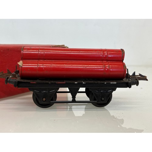 161 - Boxed Hornby O gauge Gas Cylinder Wagon.

This lot is available for in-house shipping