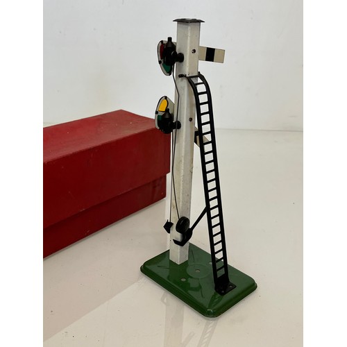 163 - Boxed Hornby O gauge No2 double arm signal.

This lot is available for in-house shipping