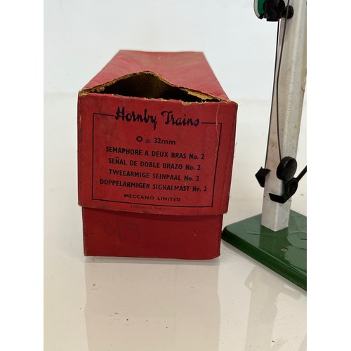 163 - Boxed Hornby O gauge No2 double arm signal.

This lot is available for in-house shipping
