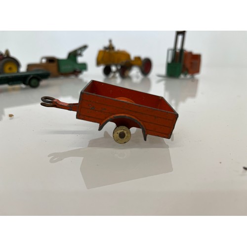 167 - A collection of diecast Dinky toys, tractors trailers etc.

This lot is available for in-house shipp... 