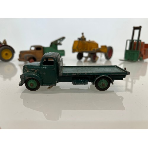 167 - A collection of diecast Dinky toys, tractors trailers etc.

This lot is available for in-house shipp... 