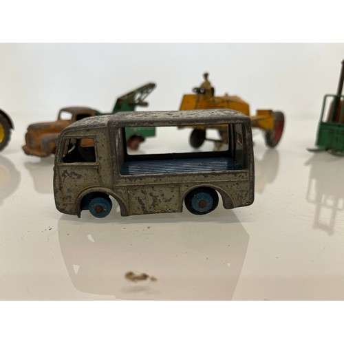 167 - A collection of diecast Dinky toys, tractors trailers etc.

This lot is available for in-house shipp... 