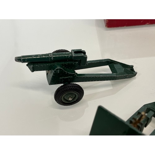173 - Two Boxed Britain military themed toys and three others.

This lot is available for in-house shippin... 