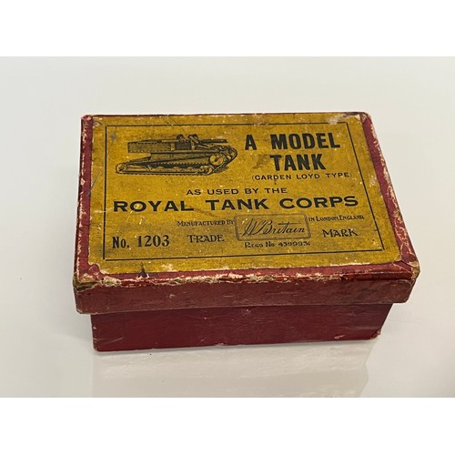 173 - Two Boxed Britain military themed toys and three others.

This lot is available for in-house shippin... 