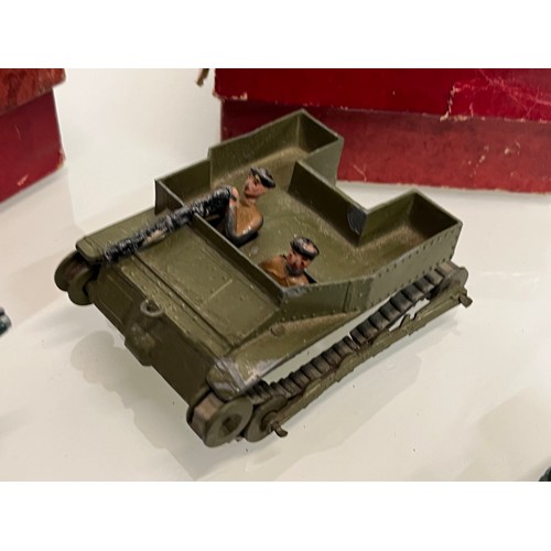 173 - Two Boxed Britain military themed toys and three others.

This lot is available for in-house shippin... 